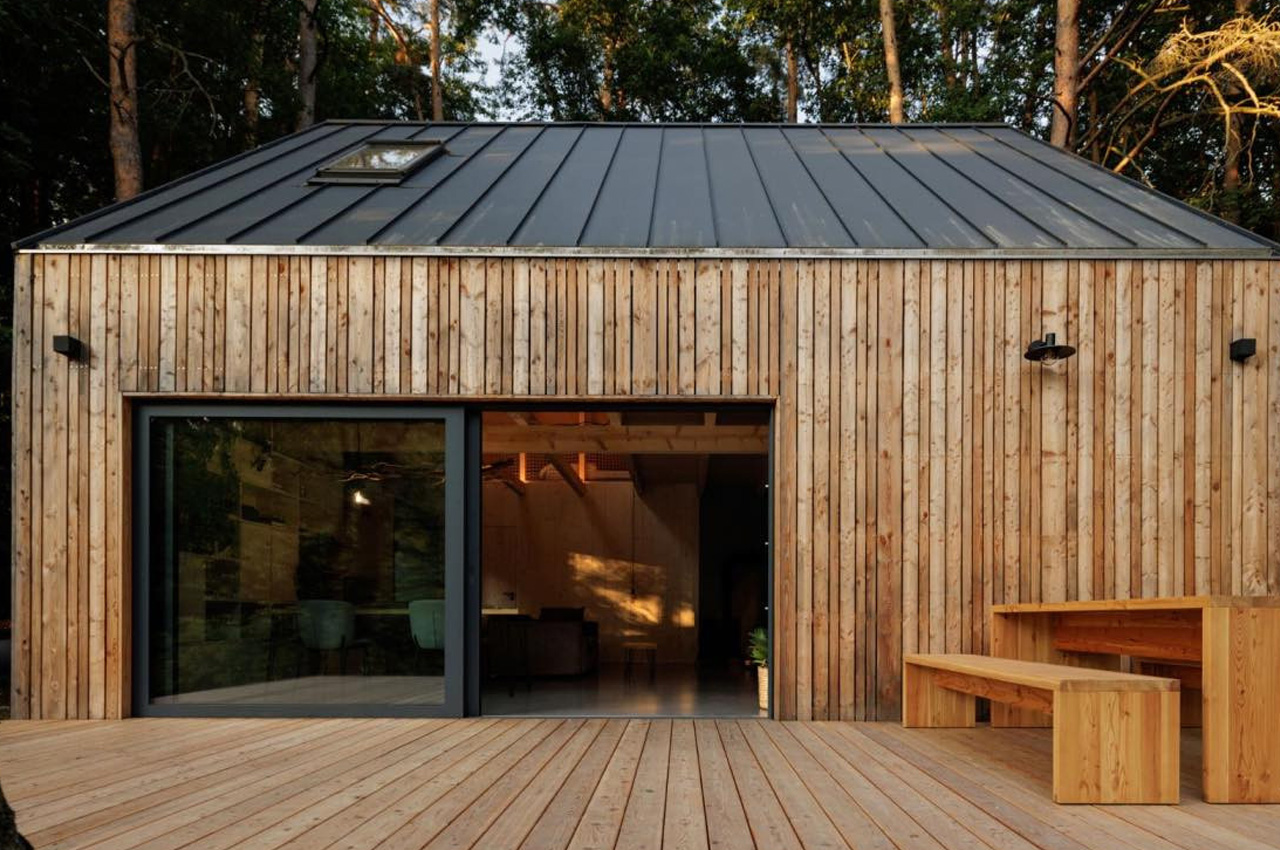 #Perched On A Forest’s Edge, This Serene Wooden Cabin Is Designed For Quiet Contemplation
