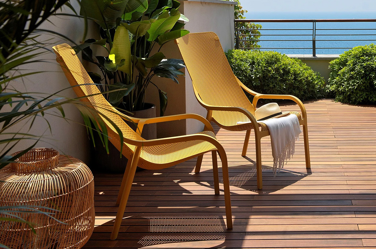 #The Traditional Outdoor Armchair Gets A Makeover With The Net Lounge Chair