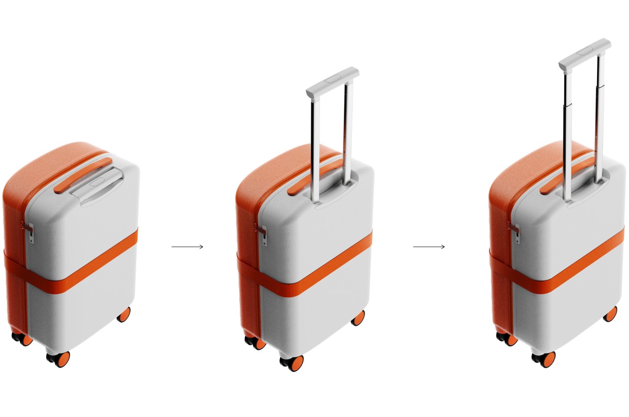 Vacuum Packed Suitcase - Yanko Design