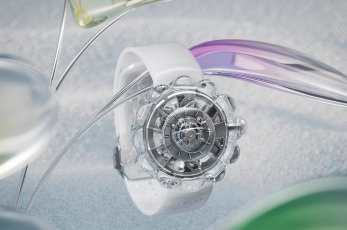 Takashi Murakami adds iconic sapphire flower design to limited edition Hublot watch