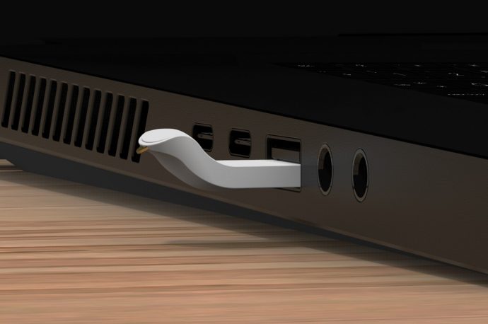 This bird-shaped USB flash drive concept pays homage to the data carriers of yesterday