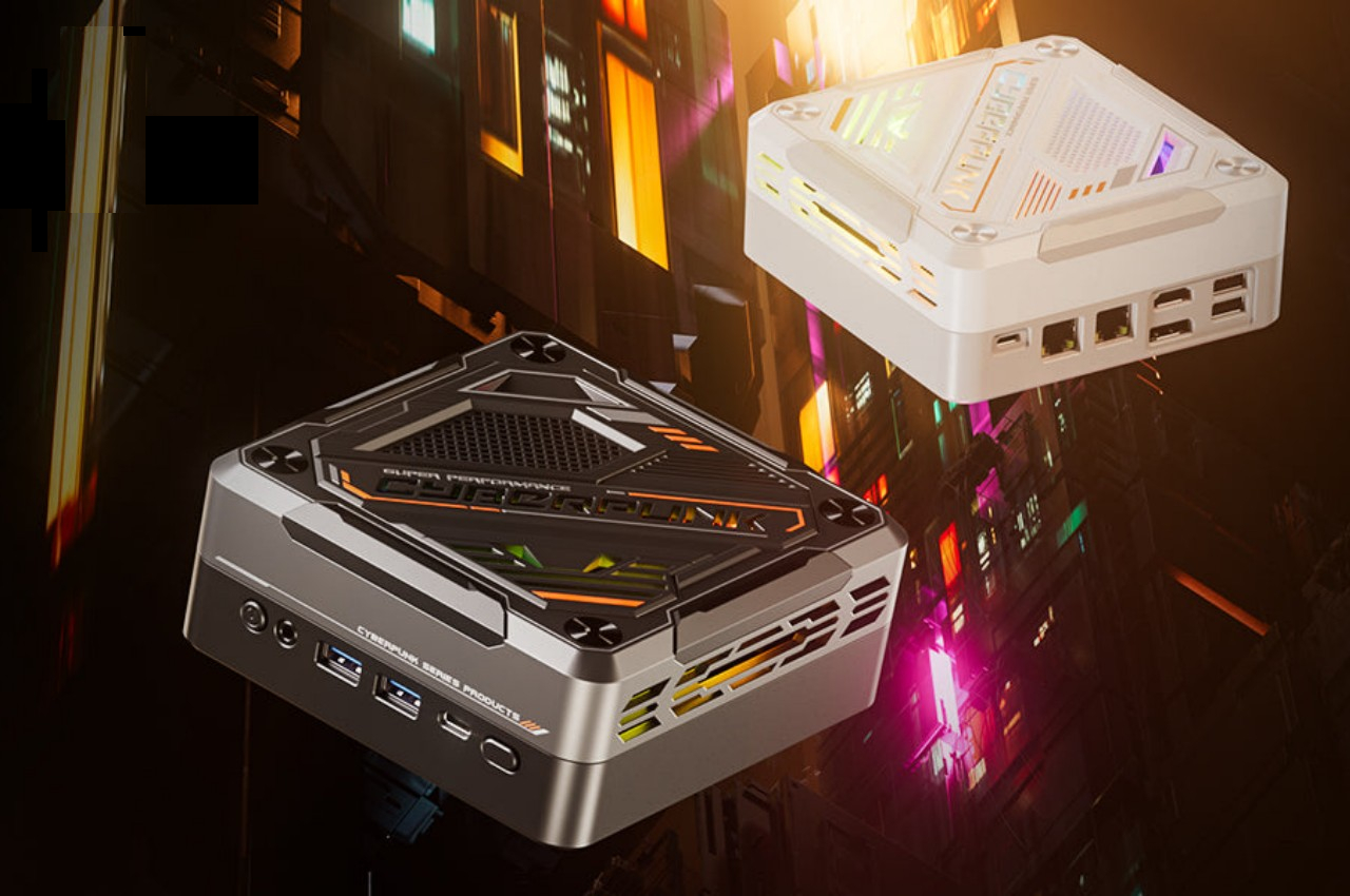 #This cyberpunk mini PC adds a little RGB flavor to your workspace