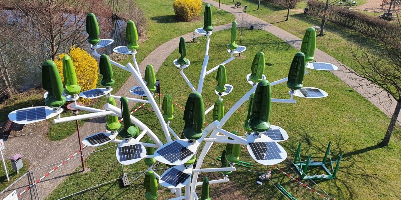 Aeroleaf Hybrid: Aesthetic Harmony in Green Energy