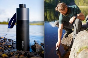 This Travel Bottle’s Built-in Purifier Makes Any Outdoor Water Drinkable