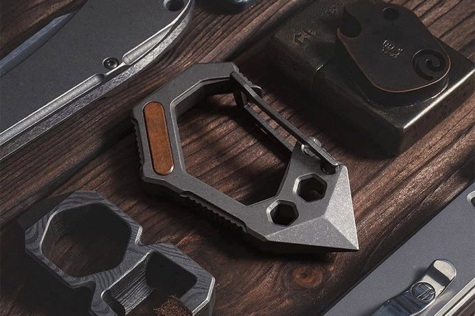 This 7-in-1 Titanium Carabiner has an emergency feature that could save your life