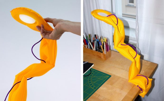 An Inflatable Lamp That Adds A Pop Of Color To Any Room