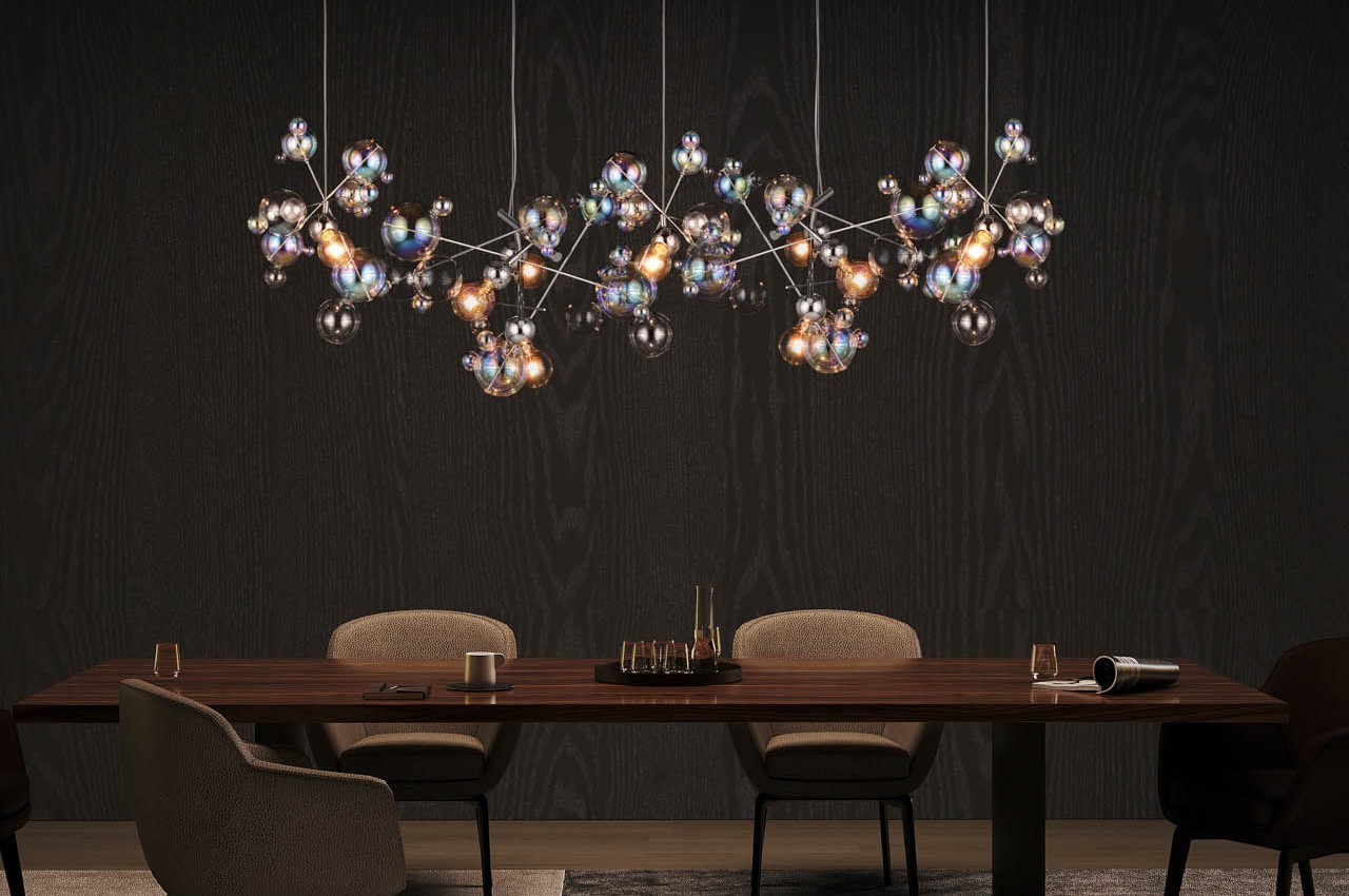 #Bubbles chandeliers create an atmosphere of playful wonder in any space