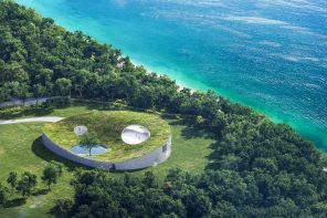 This Undulating Villa With A Green Rooftop On A Japanese Island Is Currently For Sale If Any Millionares Are Looking