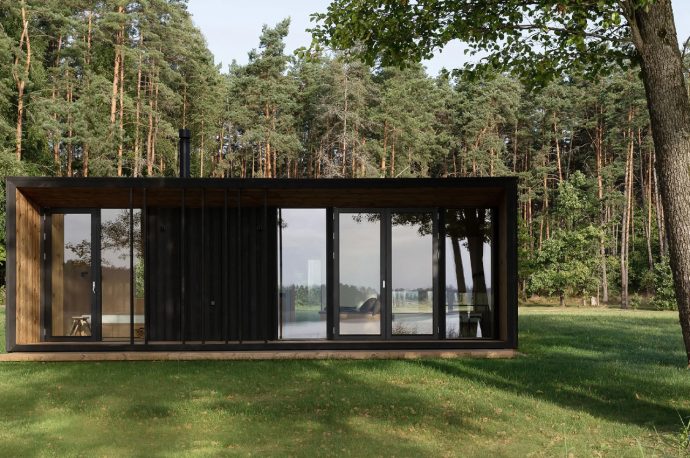 The Konga Off-Grid Tiny Home Features A Well-Designed Kitchen Made With Offcuts