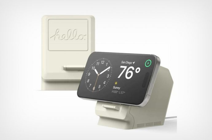 Macintosh-inspired Wireless Charging Stand combines Nostalgia with MagSafe and Wireless Charging