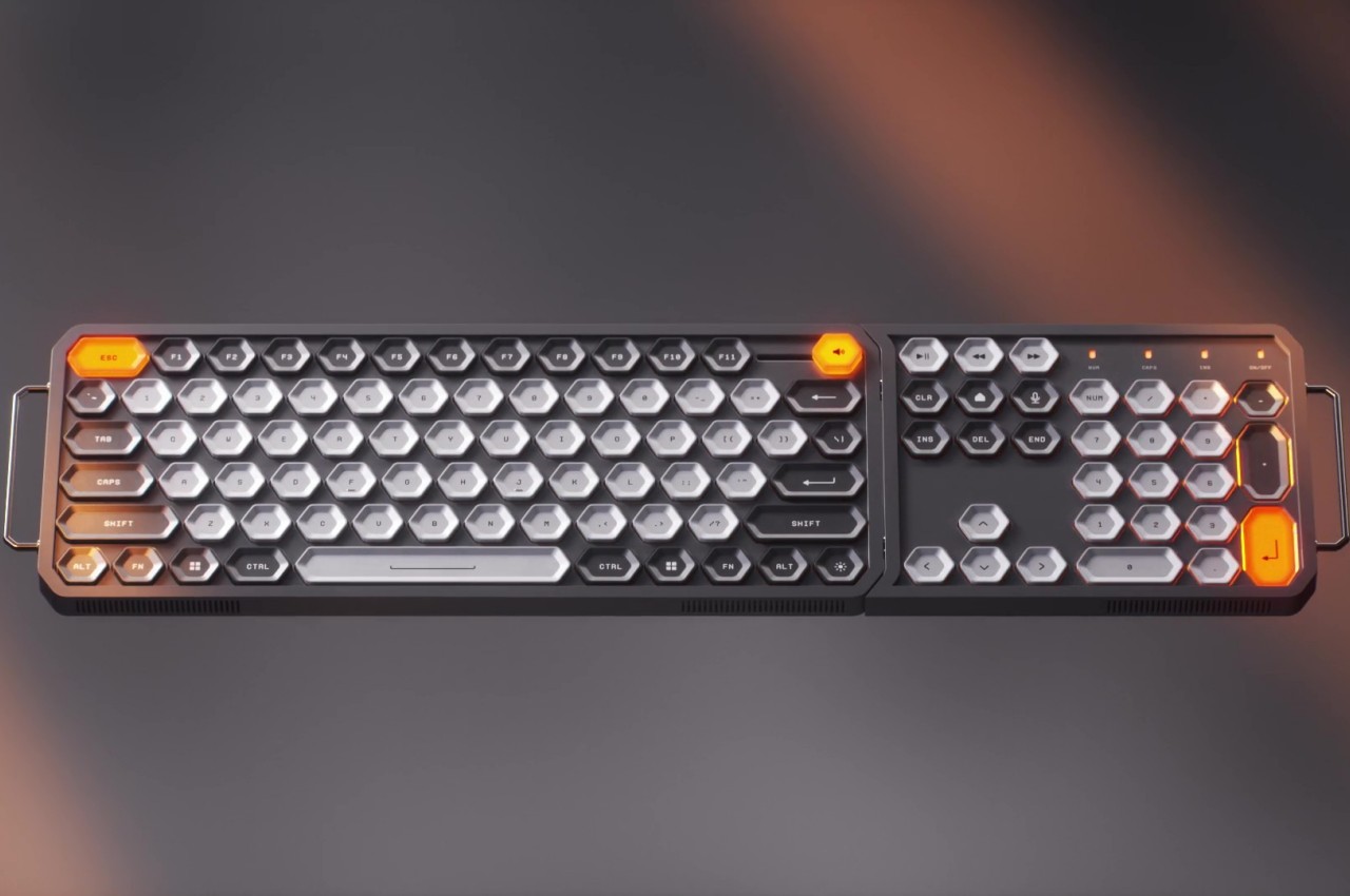 #Modular keyboard concept employs hexagons to switch things up a bit