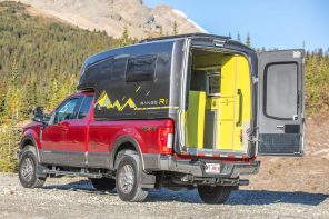 Range slide-in truck campers for all year round off-grid camping are built spaciously with every amenity onboard