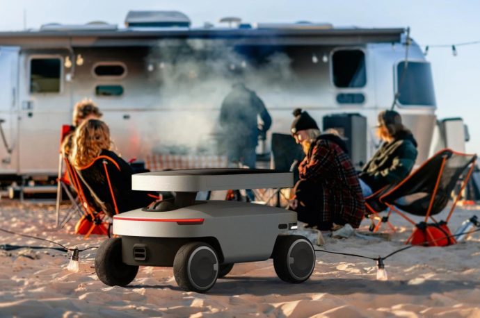 Solar bot is a smart device concept that makes solar power more accessible