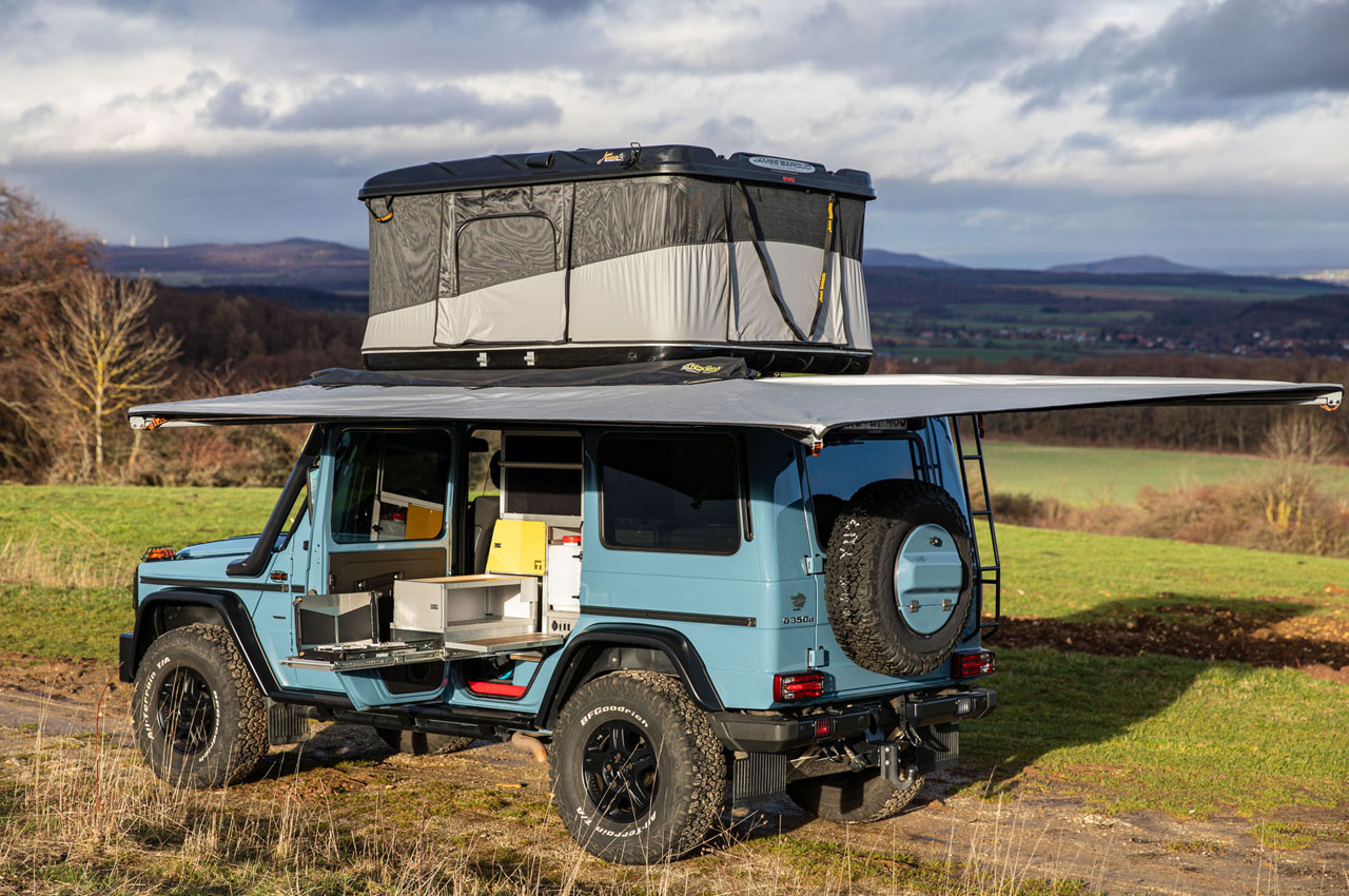 #Terracamper turns Mercedes G Wagon into an equipped off-grid camper van with Tecrawl conversion kit