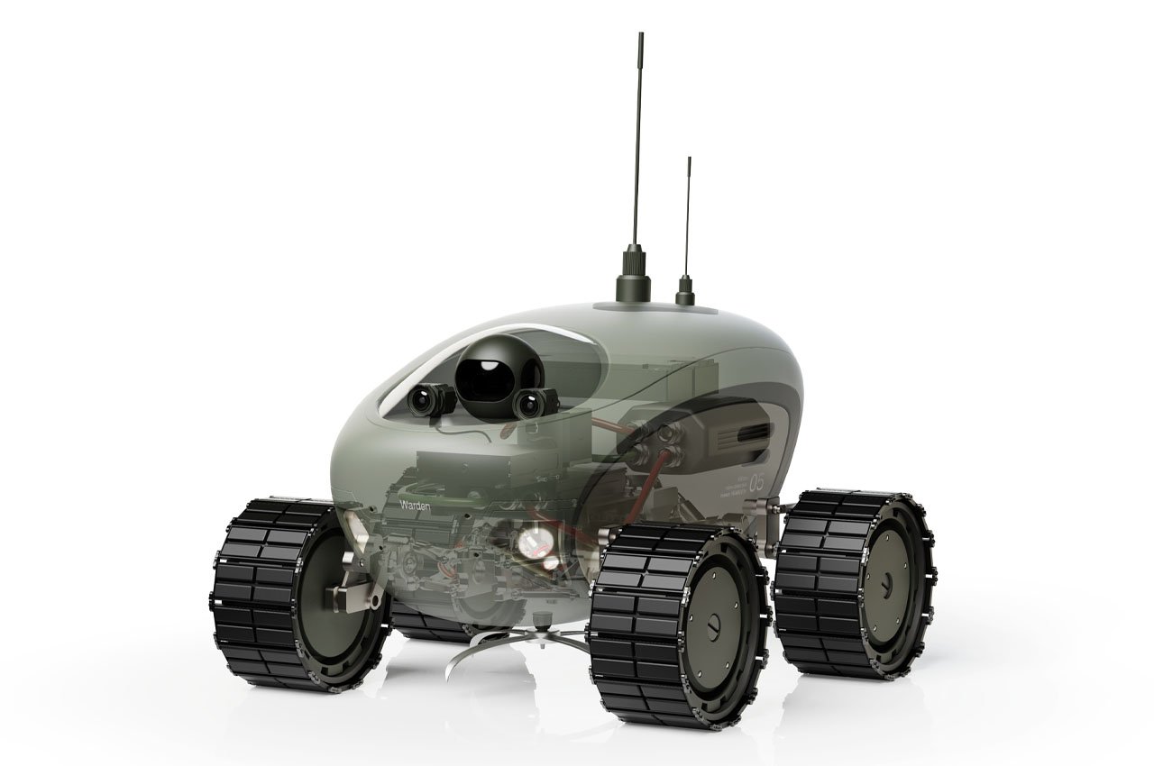 #This autonomous robot scouts unfriendly terrain for dangerous land mines in warzone and post-conflict regions