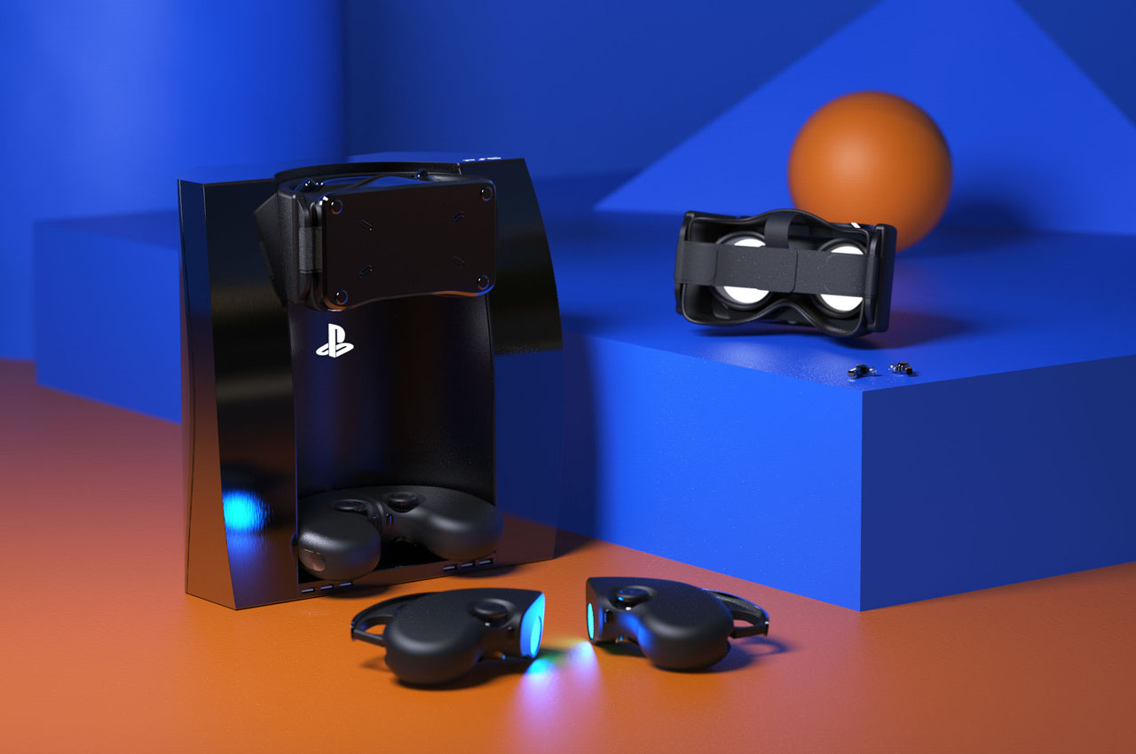 Oddly-shaped PlayStation 5 Pro concept emphasizes VR immersion for
