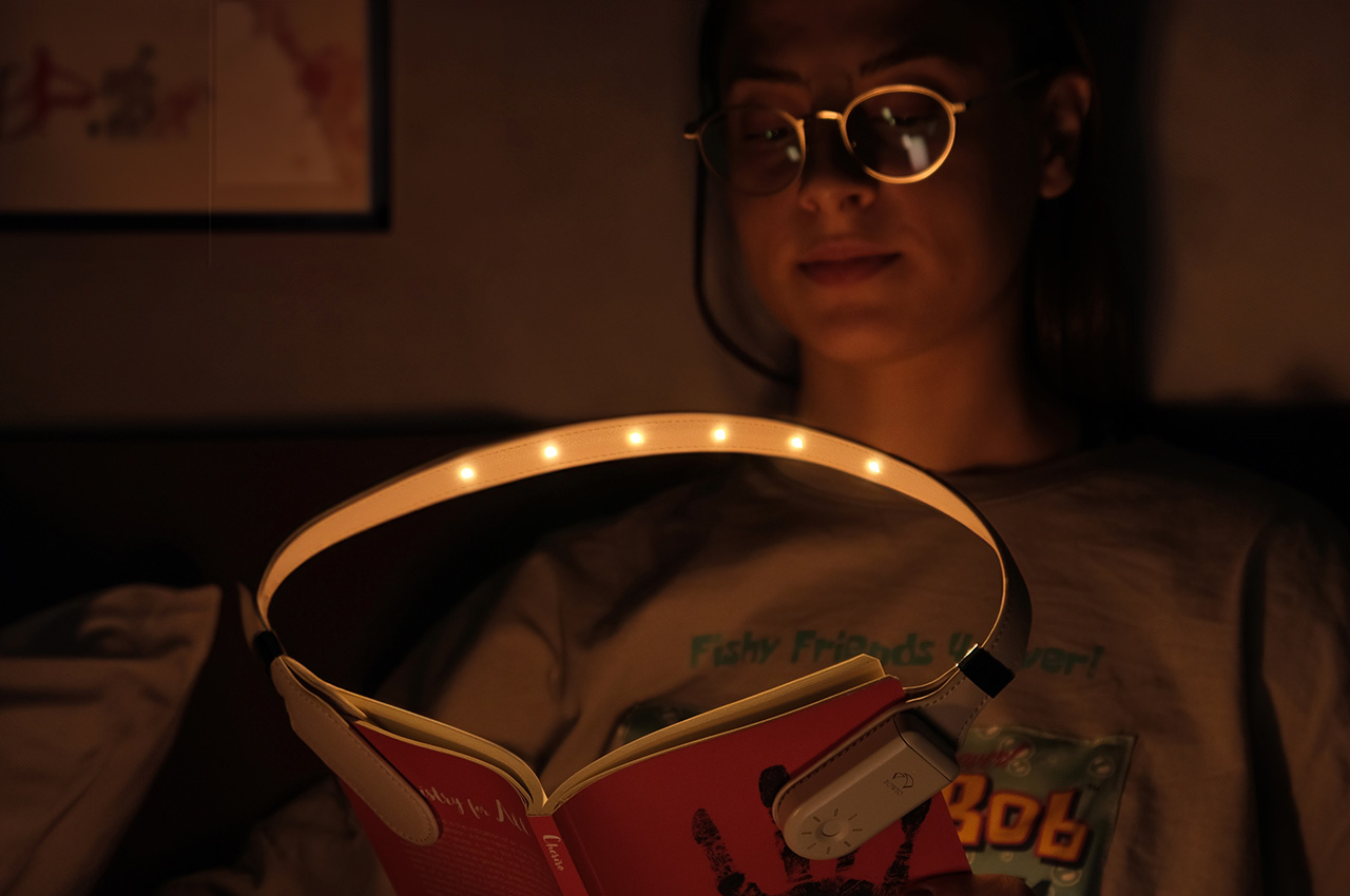 #Unique Book-mounted Reading Light lets you get a few chapters in without waking anyone
