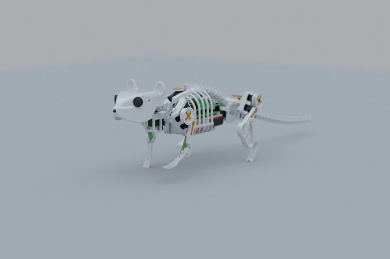 #With an articulated spine this robot mouse can beat ‘Spot’ at pace and maneuvers in small turning radius