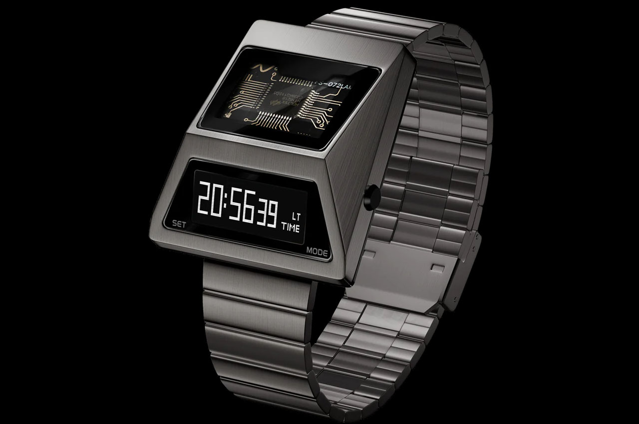#Wear your attitude with Cybertruck-inspired Future Warrior OLED watch from Benly Design