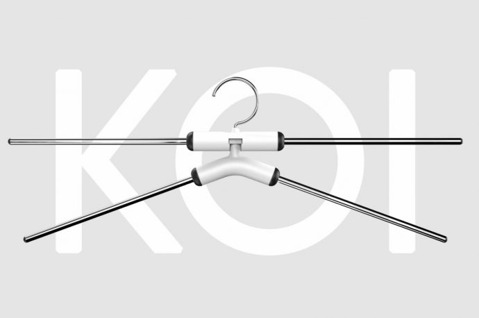 A Modern Multifunctional Hanger That Can Be Used For Shirts As Well As Sarees