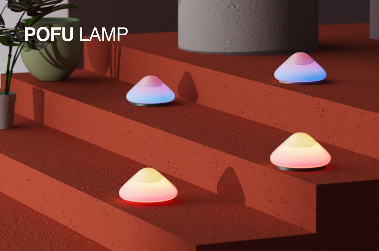 #Ambient lamp can be controlled by touch or smartphone connection