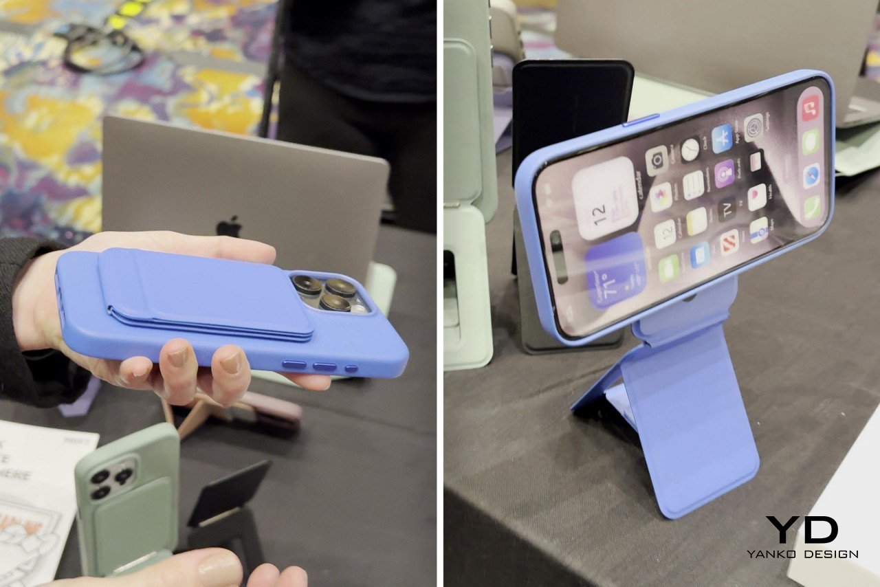 #Moft Invisible Phone Tripod hands-on at CES 2024: A phone tripod as thin as two credit cards
