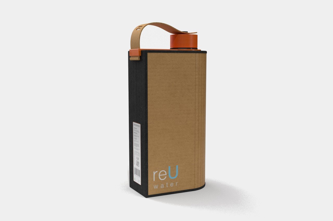 #Cardboard water bottle concept shows a more sustainable way to stay hydrated