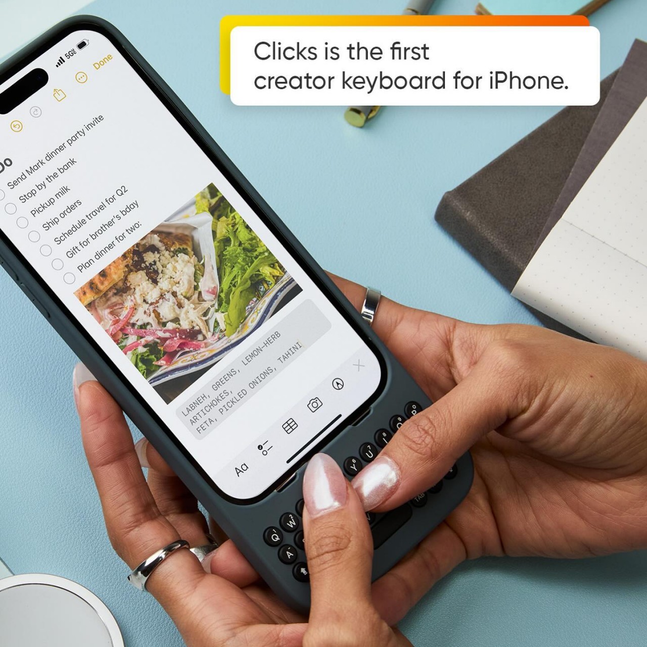 Clicks for iPhone brings a REAL KEYBOARD back to smartphones