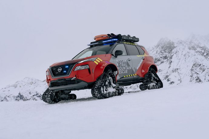 Nissan Trail Mountain Rescue off-roader is built for tough rescue operations in the Italian alps