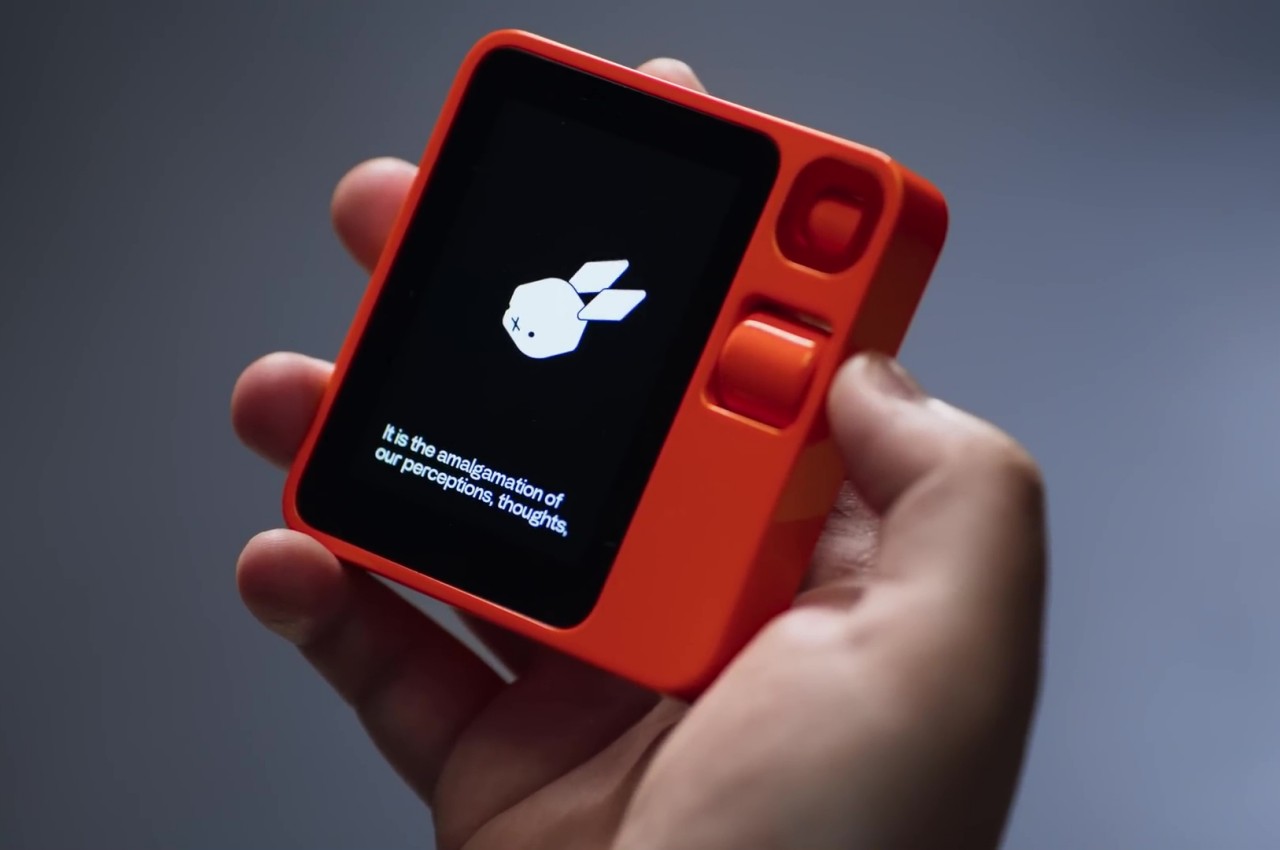 #Rabbit r1, co-designed with Teenage Engineering, is a cute pocket AI assistant
