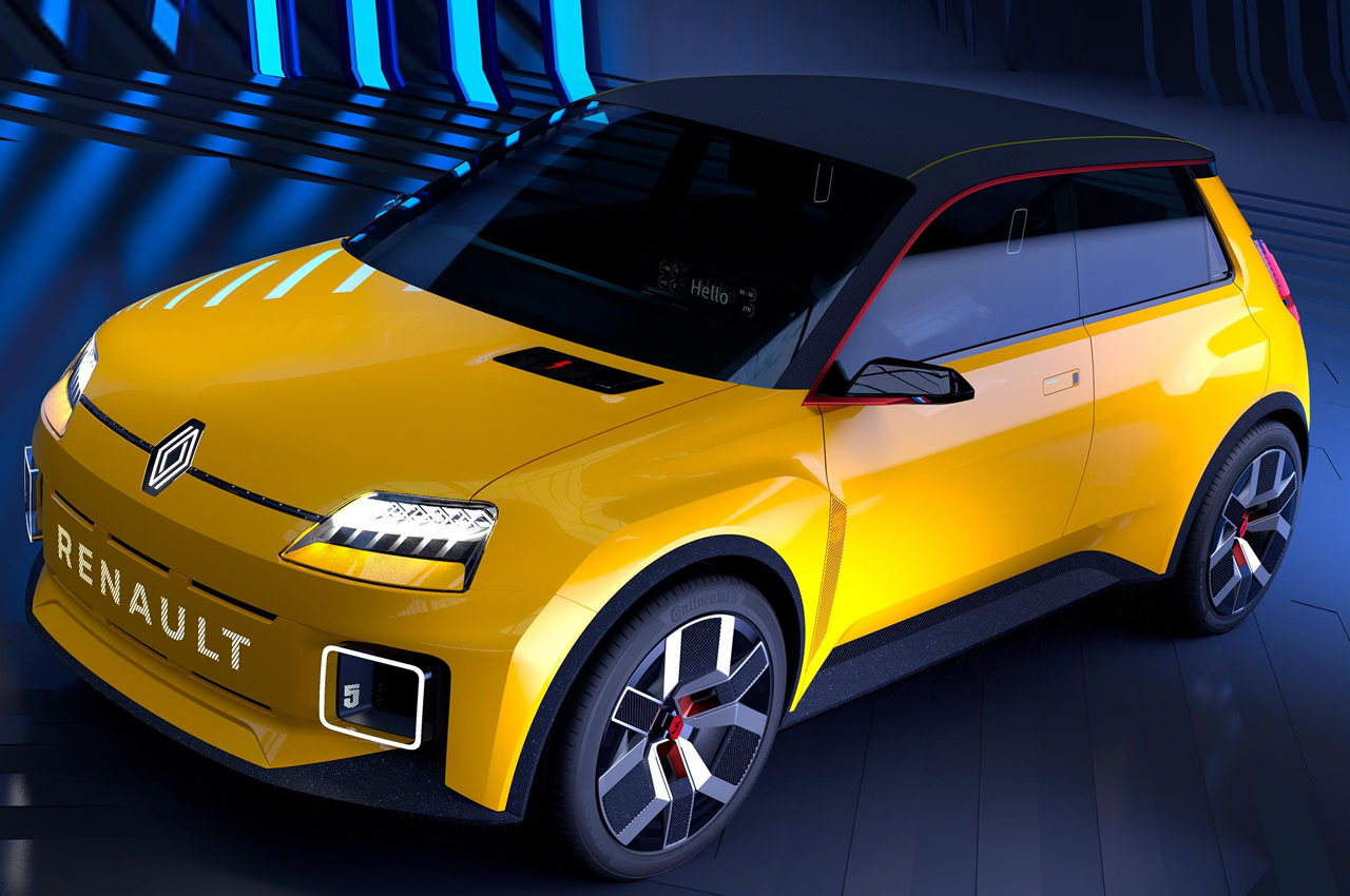 #Renault 5 E-Tech is a retro-futuristic electric revamp of R5 hatchback from the 70s