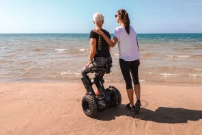 Segway-style, motion-activated ‘standing’ wheelchair helps users confidently navigate life