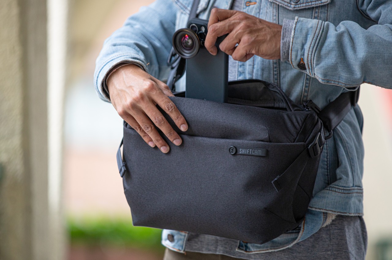 #Shiftcam Workflow Sling finally gives smartphone photographers their own bag