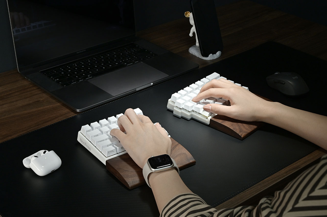 #The NocFree Lite split wireless mechanical keyboard is an audaciously customizable piece of tech gear