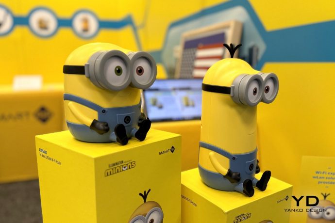 These Minions Wi-Fi Routers were probably the most brilliant devices we saw at CES 2024