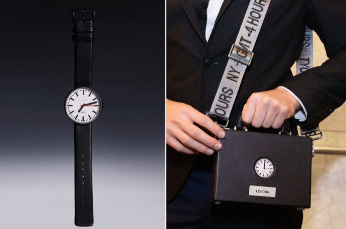 A NYC studio reinterprets the perception of global time zones with a wristwatch that has its own travel-carry