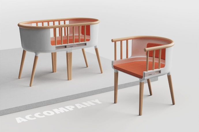 Genius Multipurpose Crib Turns Into Two Armchairs After The Baby Grows Older