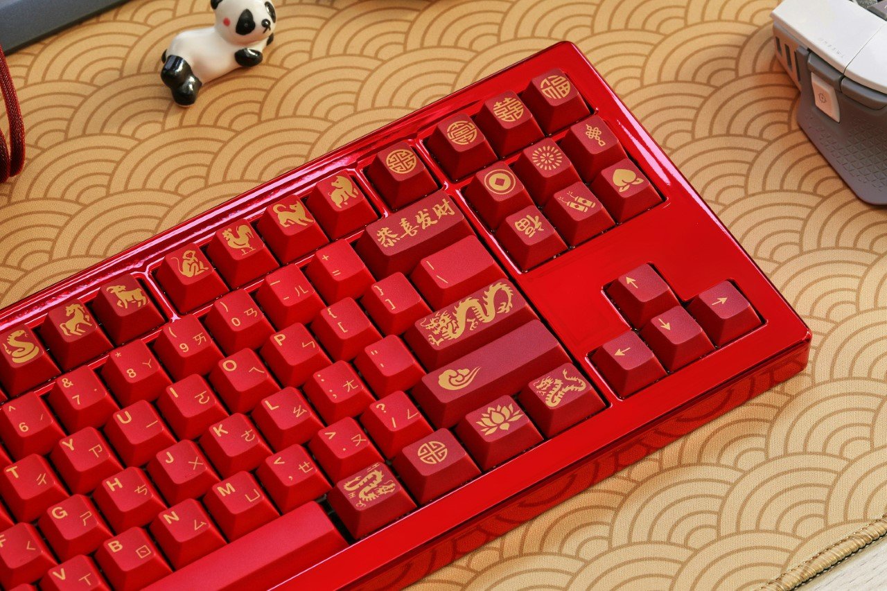 #Lunar New Year-themed Custom Mechanical Keycaps ring in the ‘Year Of The Dragon’