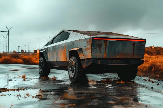 The Tesla Cybertruck just encountered one enemy it can’t defeat… Rust.