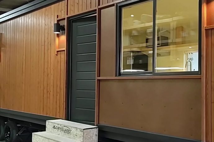The Boho Duplex Is Two Tiny Homes Merged Into One, Offering A Corridor-Style Home