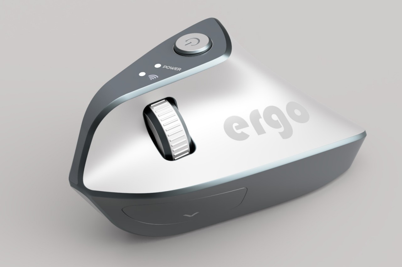 #Ergonomic mouse concept oddly looks like a familiar home appliance