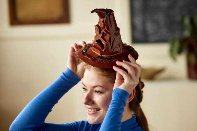 LEGO version of Harry Potter’s Talking Sorting Hat with a sound box is for brick-lovers and Potterheads