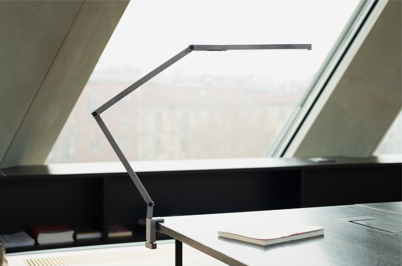 #Minimalist desk lamp is a flexible and functional space saver