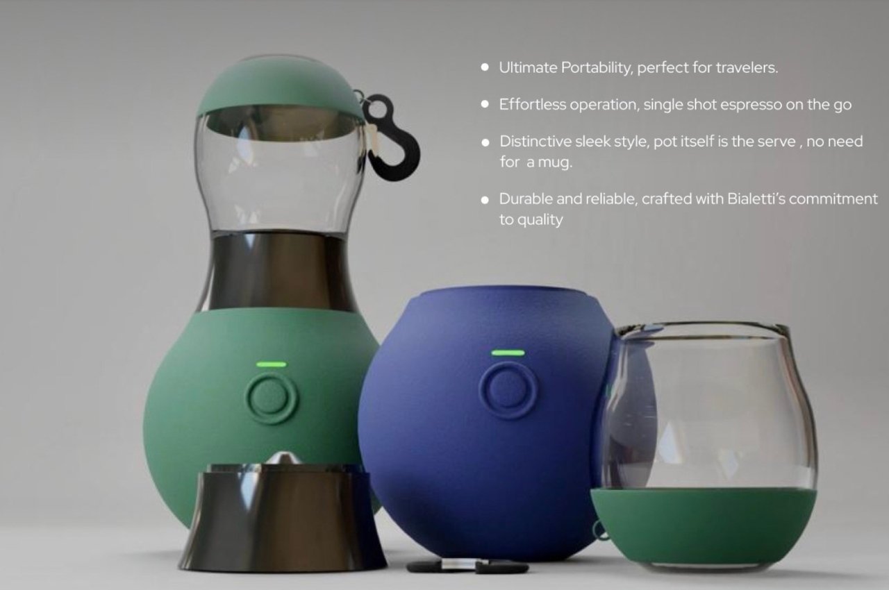 Portable moka pot lets you get that espresso shot boost while traveling