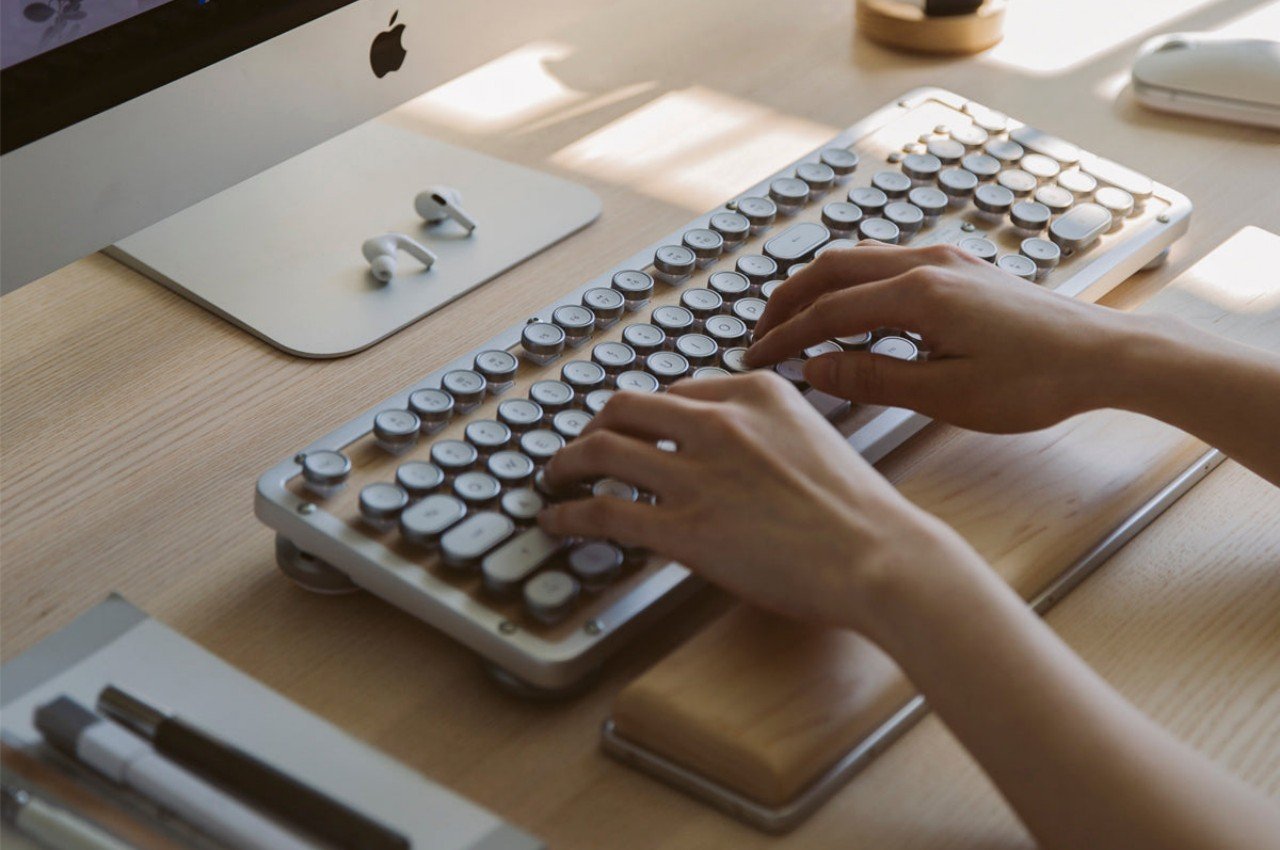 Retro mechanical keyboards offer a tactile experience to inspire creativity