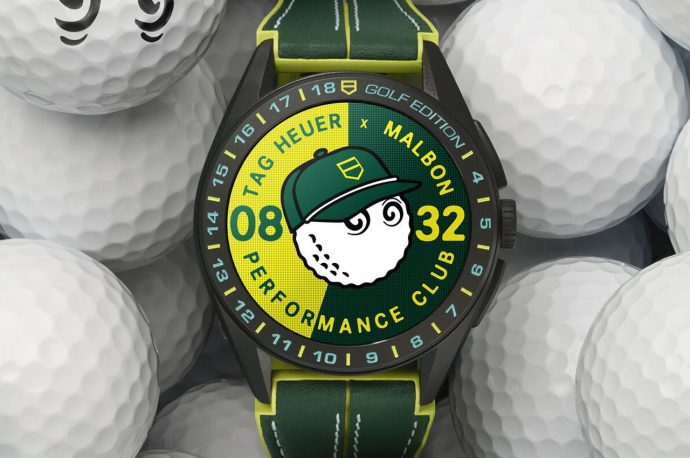 TAG Heuer and Malbon collaborate for a distinct Connected Calibre E4 Golf Edition watch