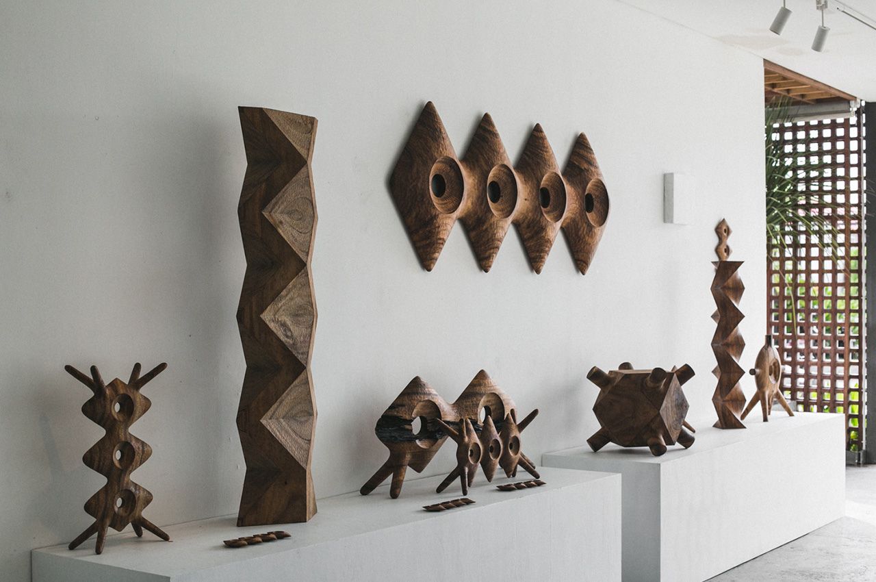 #The ‘Gentle Geometry’ Of Wood Reflecting Cultures Through Sculptures By Aleph Geddis