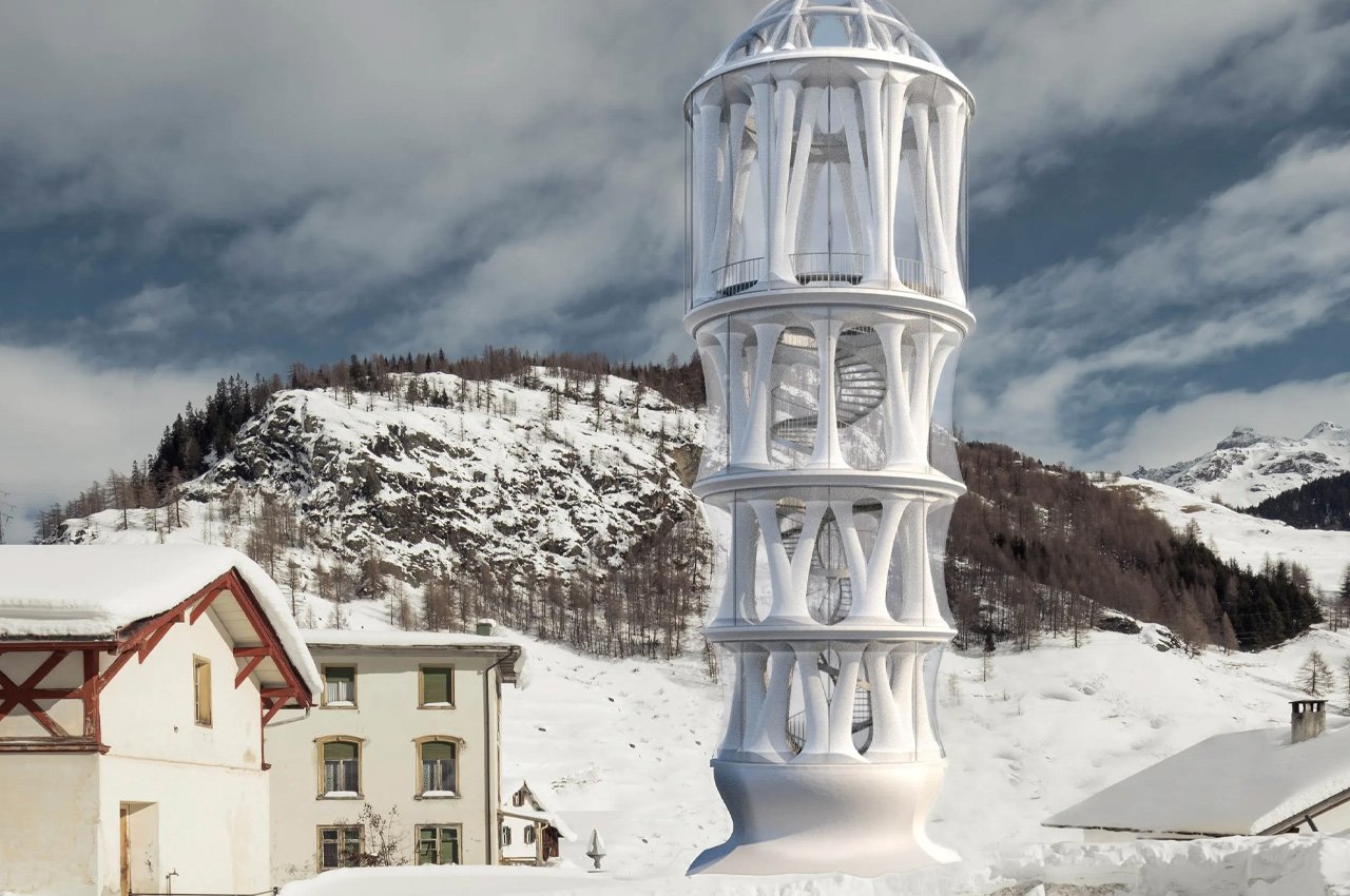 #Meet The World’s Tallest 3D-Printed Tower – A Performance Space In The Swiss Alps