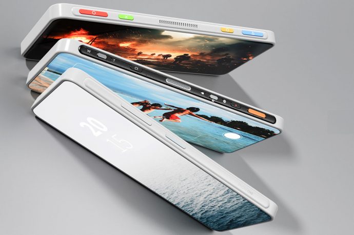 Forget Flip Phones, this Smartphone has a Flipping Side Button Panel for Regular, Gaming, and Camera Modes