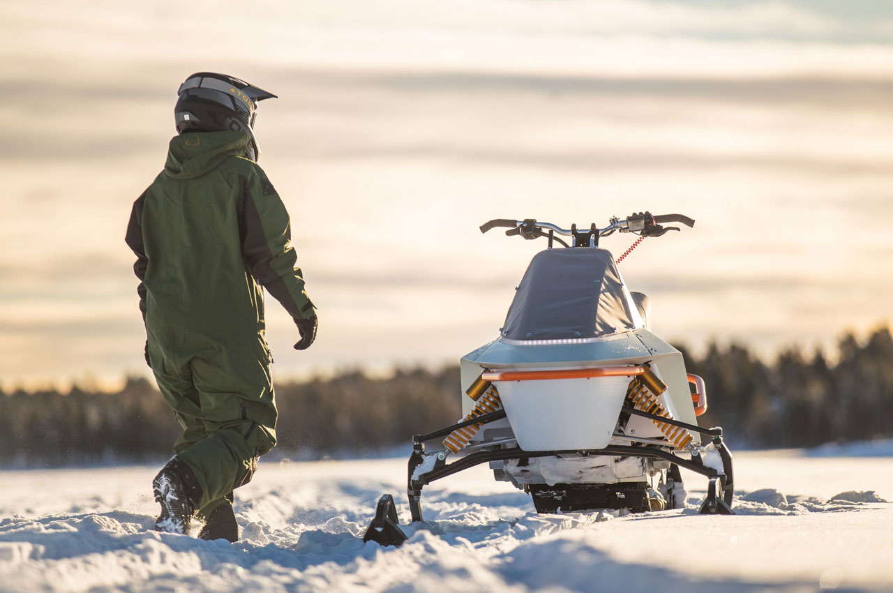 #World’s Cleanest Electric Snowmobile launched this week in collaboration with Pininfarina